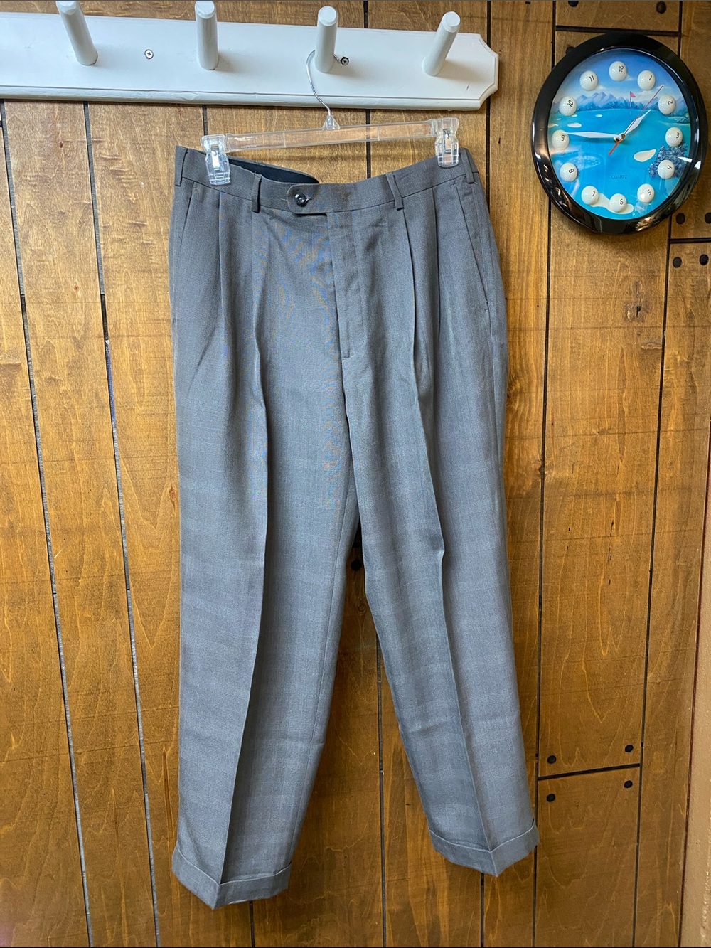 Axist Men's Gray Dress Pants 36x30 machine wash